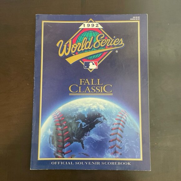 1992 World Series Fall Classic Souvenir Book Atlanta Braves - Picture 1 of 2